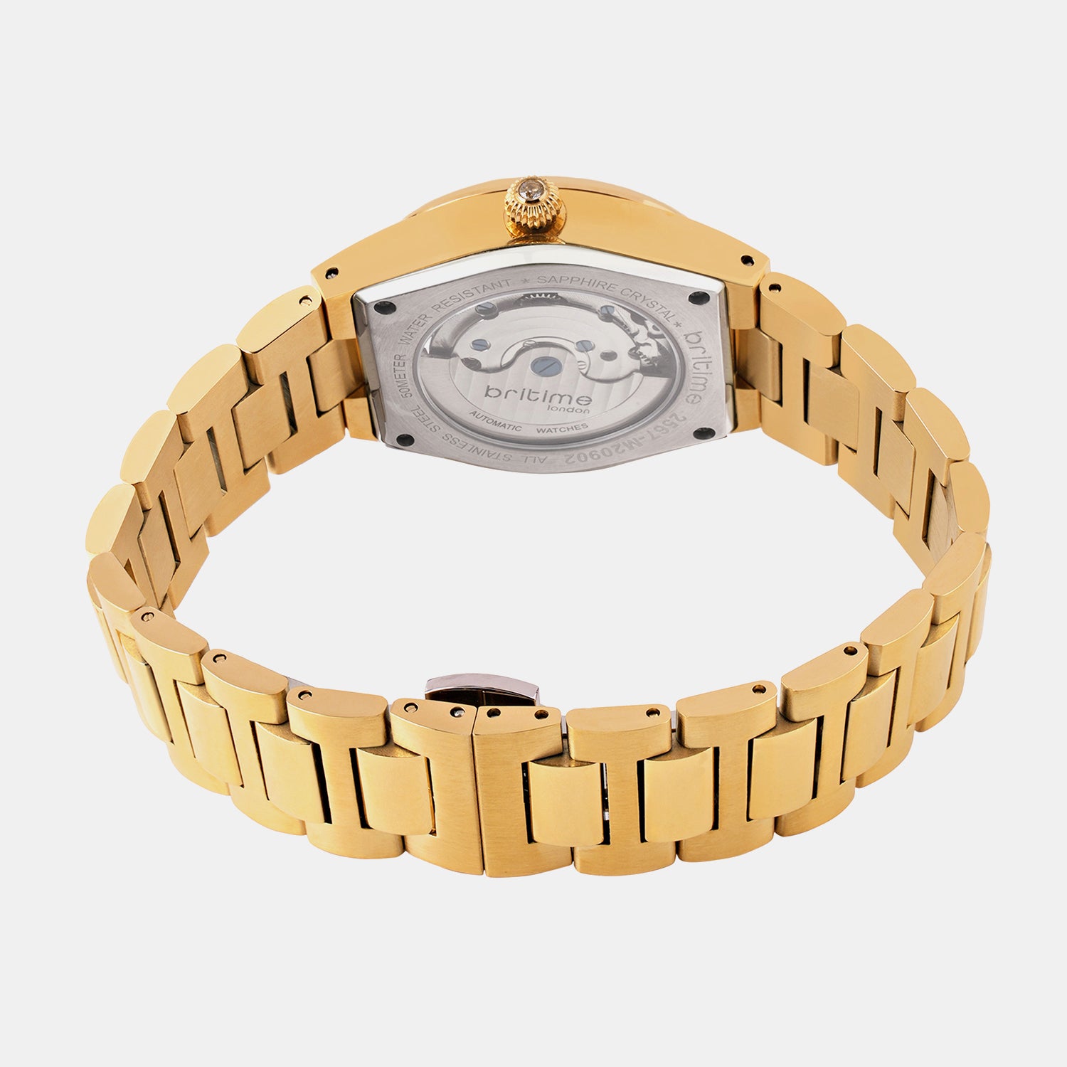 Women Automatic Grey Dial Analog Metal Watch 2567-M20902