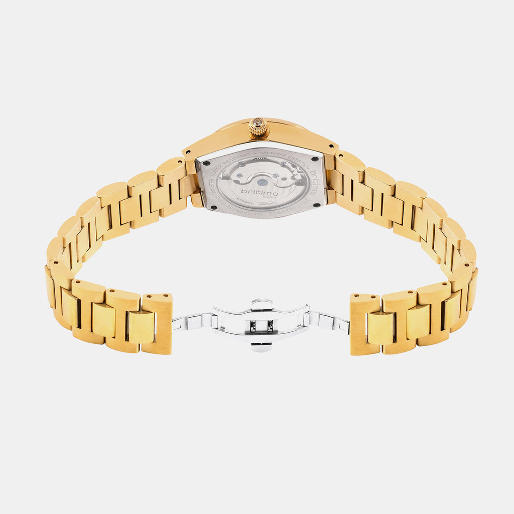 Women Automatic Grey Dial Analog Metal Watch 2567-M20902