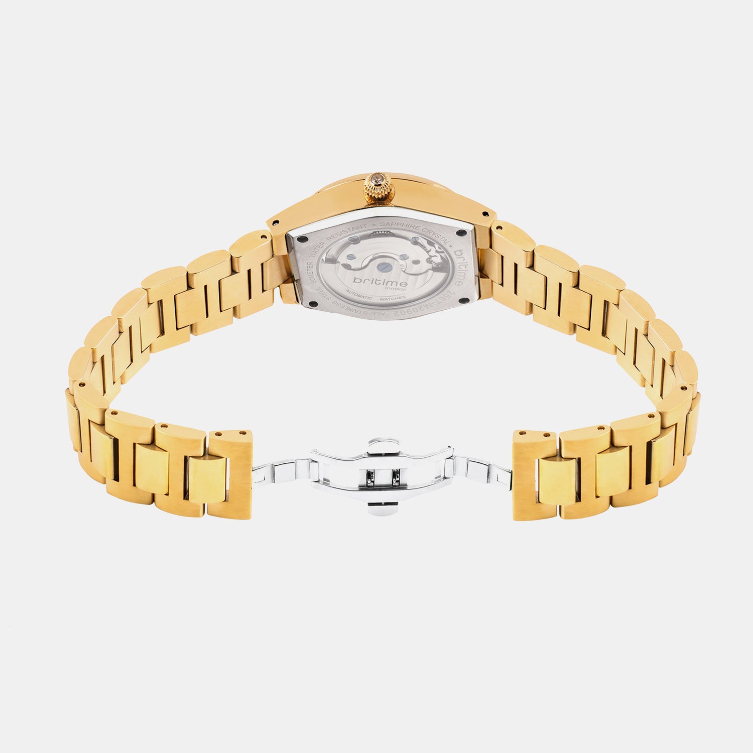 Women Automatic Grey Dial Analog Metal Watch 2567-M20902