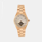 Women Automatic Silver Dial Analog Metal Watch 2567-M30303