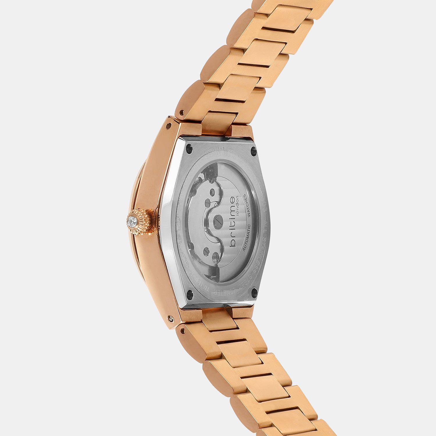 Women Automatic Silver Dial Analog Metal Watch 2567-M30303