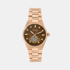 Monarch Women Automatic Brown Dial Analog Metal Watch 2567-M30603