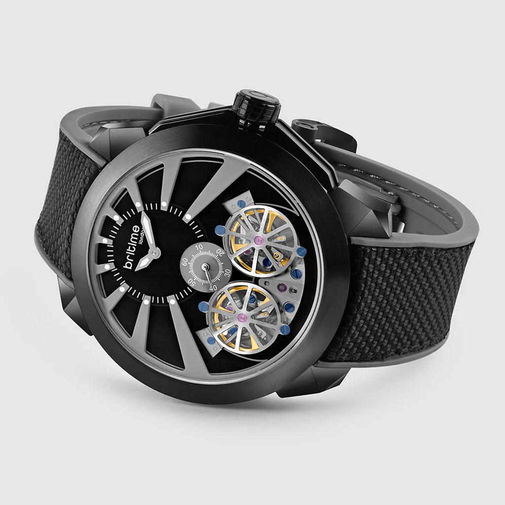 Vortex Men Automatic Grey Dial Analog Silicone Watch 257-P41506