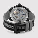 Vortex Men Automatic Grey Dial Analog Silicone Watch 257-P41506