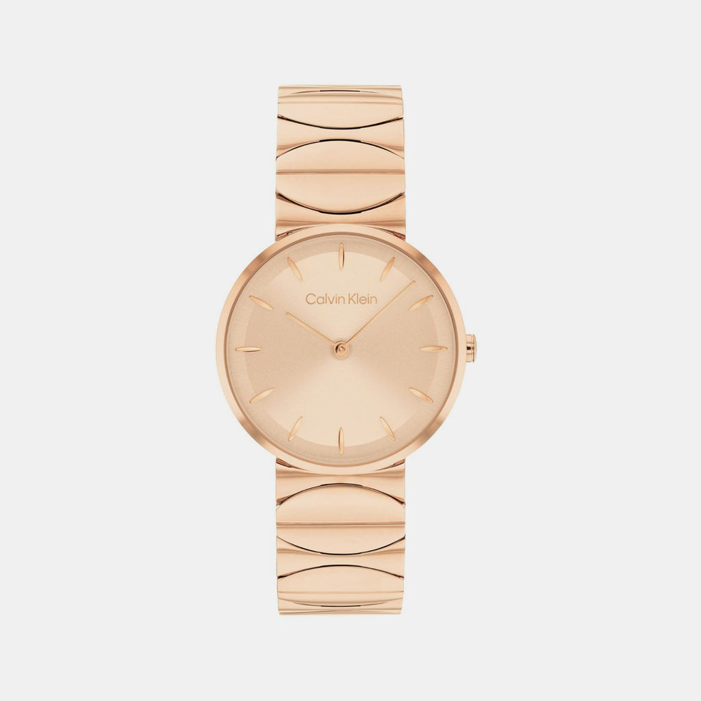 Calvin Klein Round Carnation Gold Analog watch