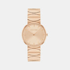 Calvin Klein Round Carnation Gold Analog watch
