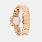 Calvin Klein Women Round Carnation Gold watch
