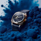 Clubmaster Legend Classic HMS Unisex Automatic Blue Dial Analog Leather Watch 25739.SA.T.15.LANV