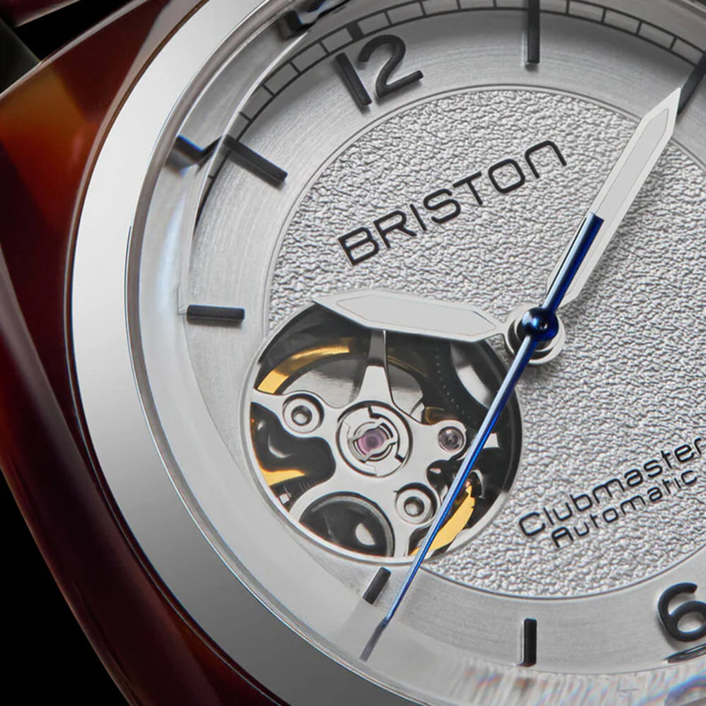 Clubmaster Legend Classic Unisex Automatic White Dial Analog Leather Watch 25739.SA.T.2.LABR