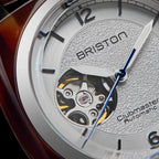 Clubmaster Legend Classic Unisex Automatic White Dial Analog Leather Watch 25739.SA.T.2.LABR