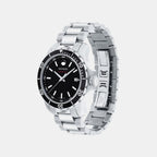 Series 800 Men Quartz Black Dial Analog Stainless Steel Watch 2600135