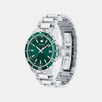 Series 800 Men Quartz Green Dial Analog Stainless Steel Watch 2600136