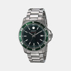 Series 800 Men Quartz Green Dial Analog Stainless Steel Watch 2600136