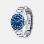 Series 800 Men Quartz Blue Dial Analog Stainless Steel Watch 2600137