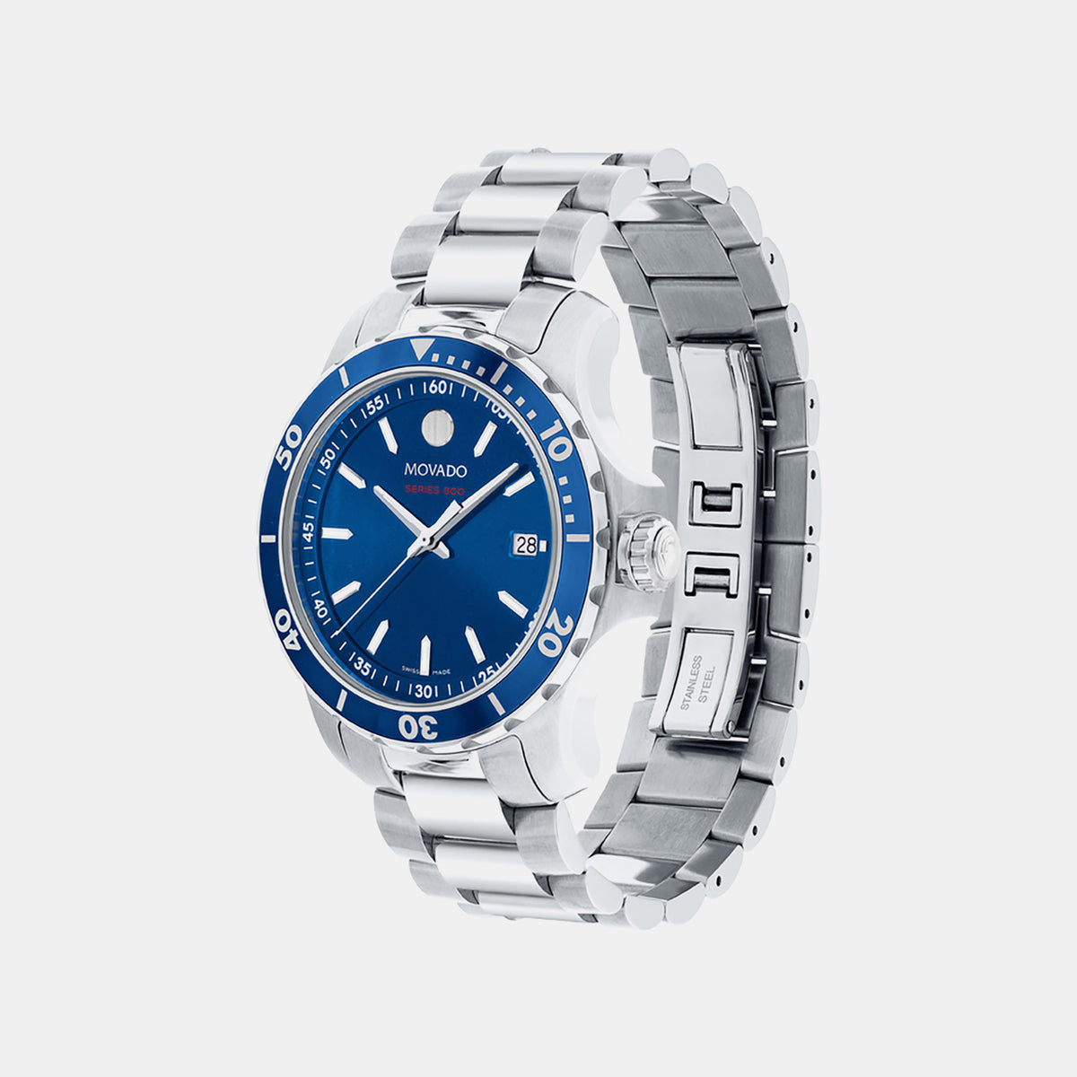 Series 800 Men Quartz Blue Dial Analog Stainless Steel Watch 2600137