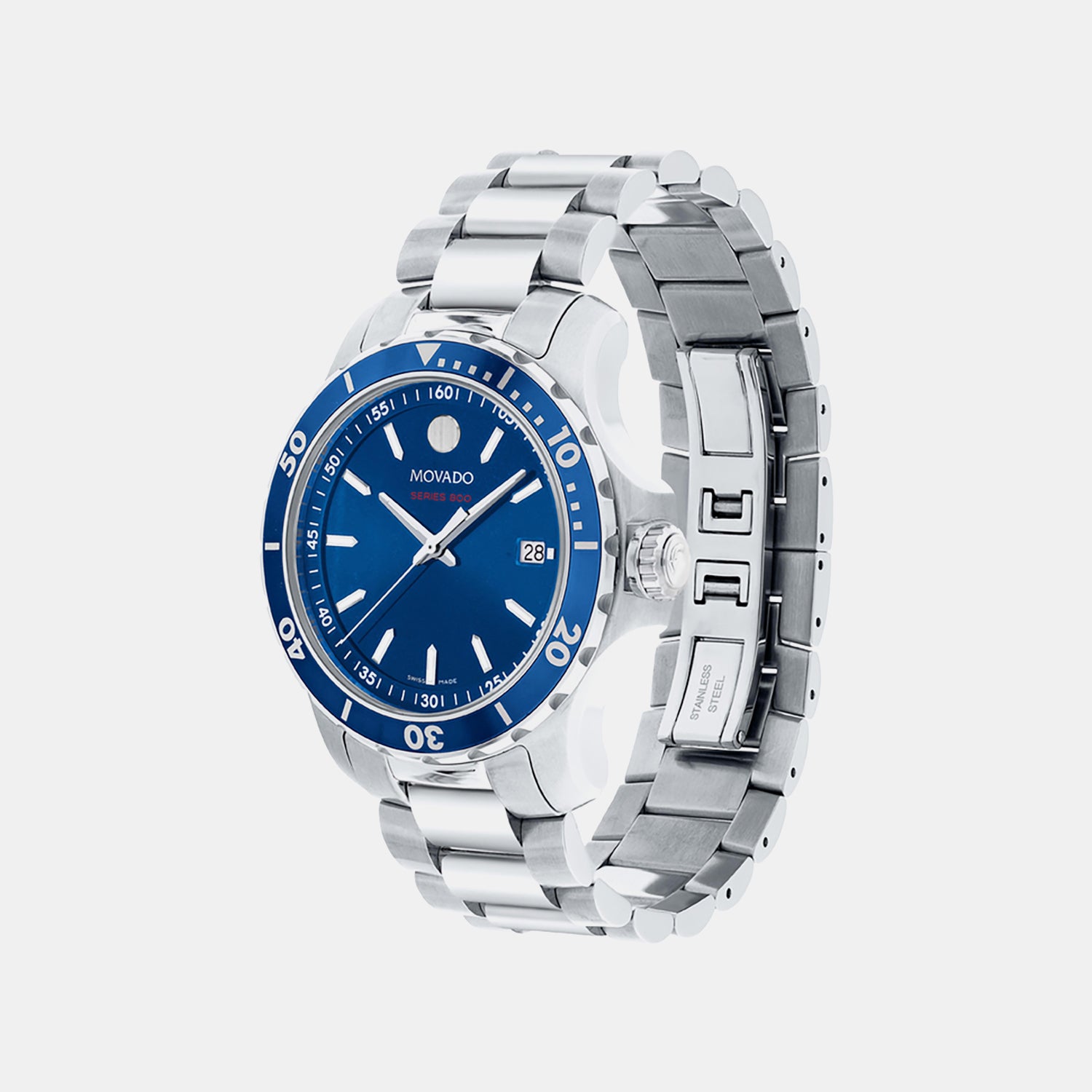 Series 800 Men Quartz Blue Dial Analog Stainless Steel Watch 2600137