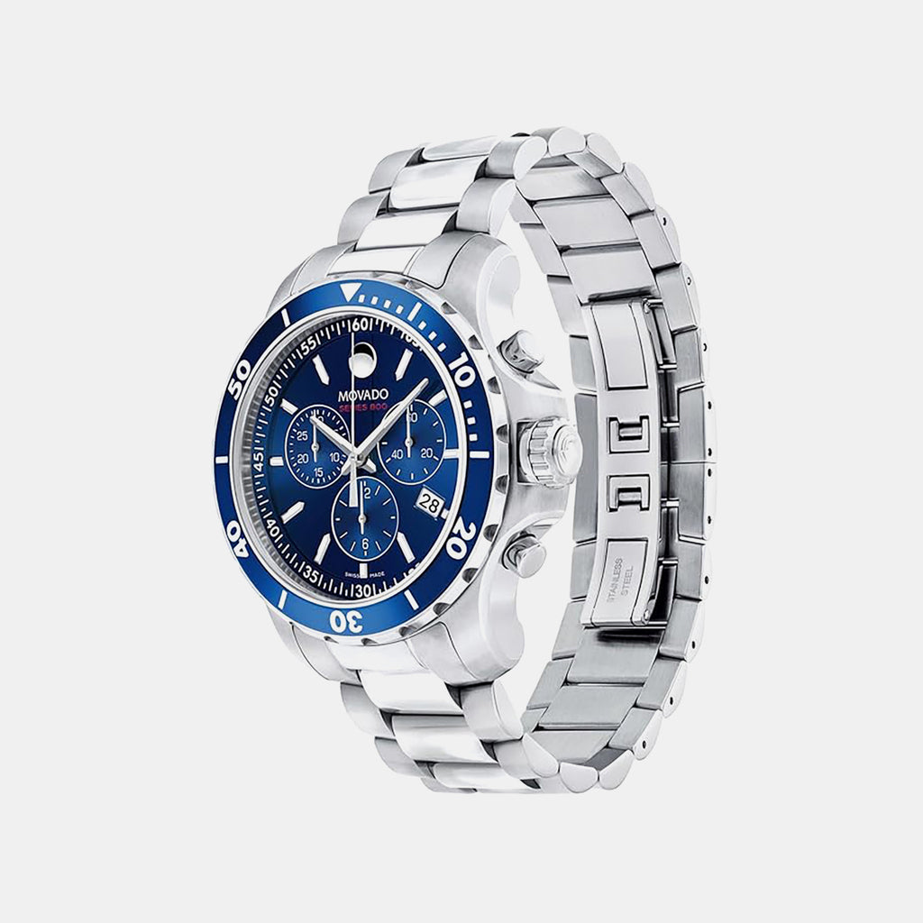 Series 800 Men Quartz Blue Dial Chronograph Stainless Steel Watch 2600141