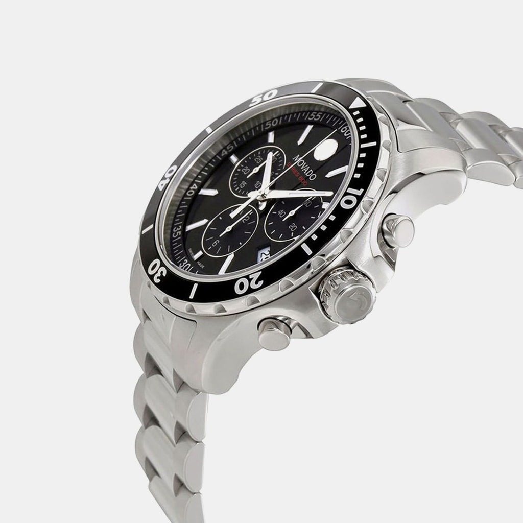 Series 800 Men Quartz Black Dial Chronograph Stainless Steel Watch 2600142