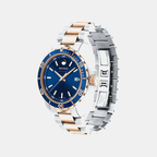 Series 800 Men Quartz Blue Dial Analog Stainless Steel Watch 2600149
