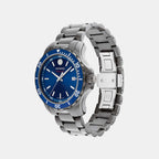 Series 800 Men Quartz Blue Dial Analog Stainless Steel Watch 2600159