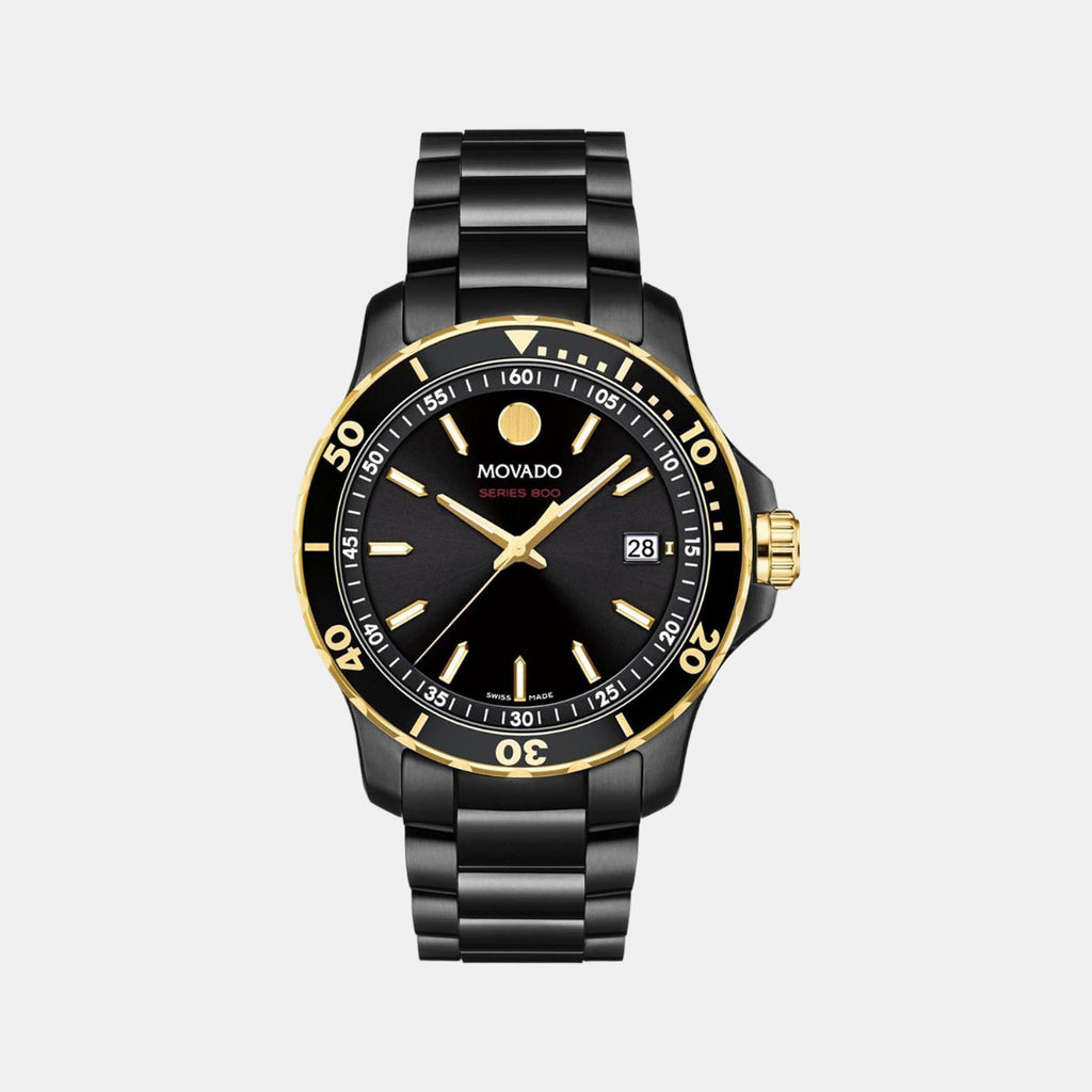 Series 800 Men Quartz Black Dial Chronograph Stainless Steel Watch 2600161