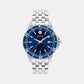 Men Analog Blue Stainless Steel Watch 2600183