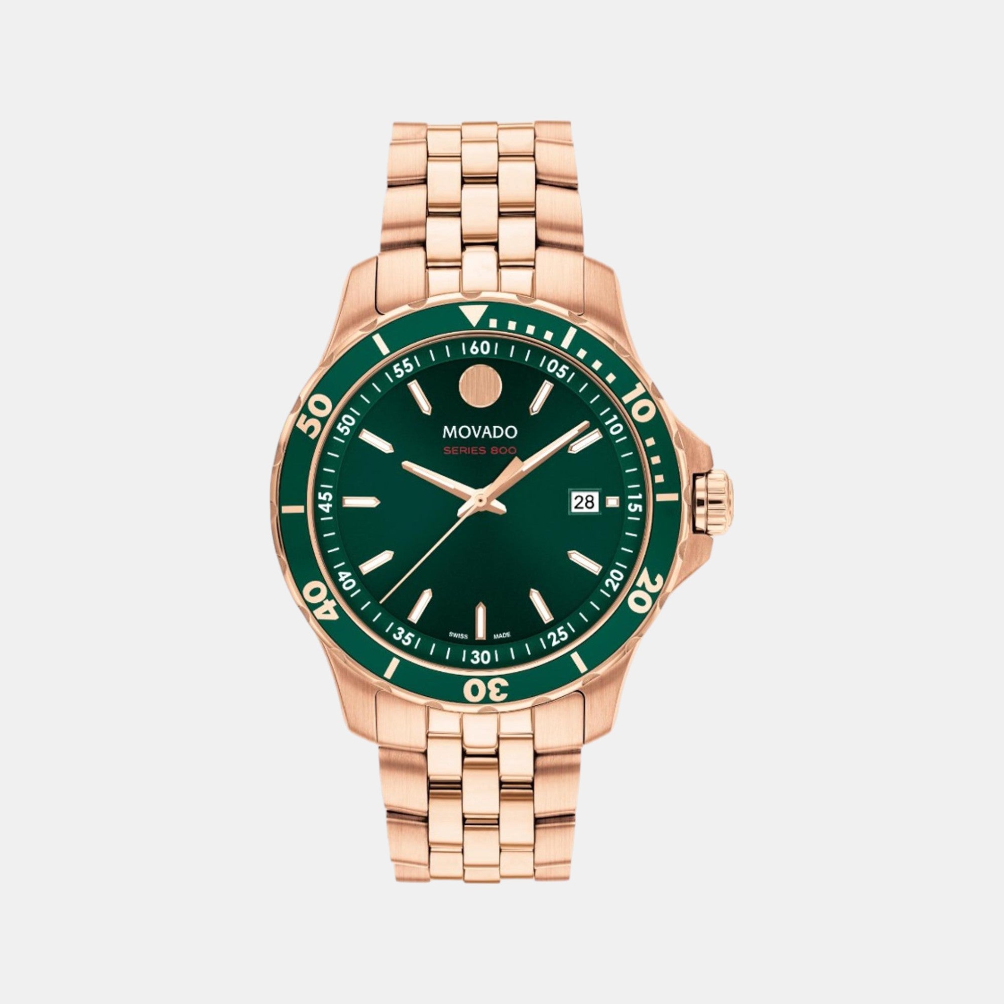 Movado Round Green Analog watch