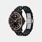 Men Analog Black Stainless Steel Watch 2600186