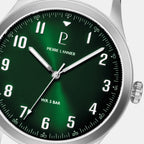 Aviateur Men Quartz Green Dial Analog Leather Watch 260G174