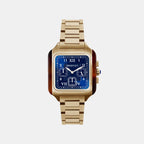 Men Quartz Blue Dial Chronograph Stainless Steel Watch 261838.FPYA.T.9.SB