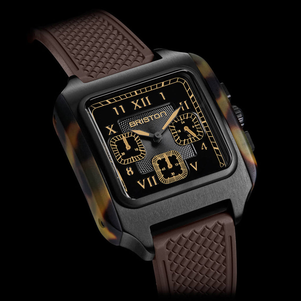 Men Quartz Black Dial Chronograph Rubber Watch 261838.PBAM.TS.5.FBR