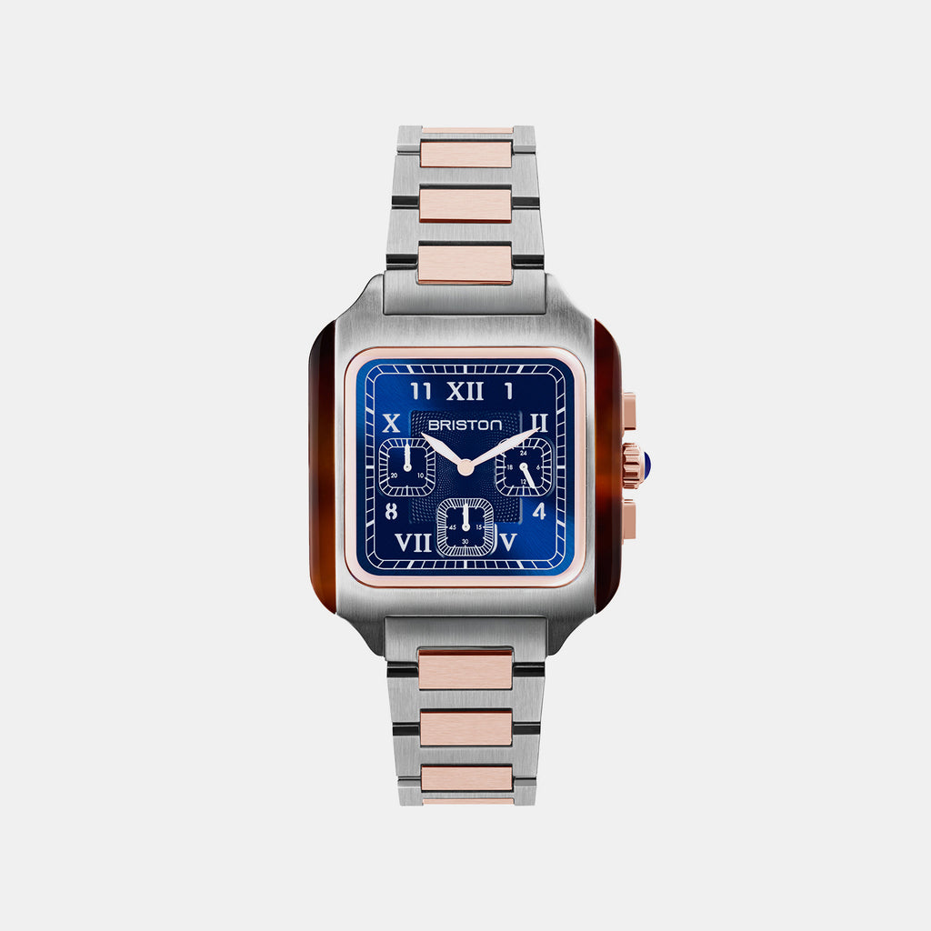 Men Quartz Blue Dial Chronograph Stainless Steel Watch 261838.PRA.T.9.SB