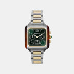 Men Quartz Green Dial Chronograph Stainless Steel Watch 261838.PYA.T.10.SB