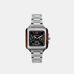 Unisex Quartz Black Dial Chronograph Stainless Steel Watch 261838.SA.T.1.SB