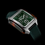 Men Quartz Green Dial Chronograph Rubber Watch 261838.SA.T.10.FBG