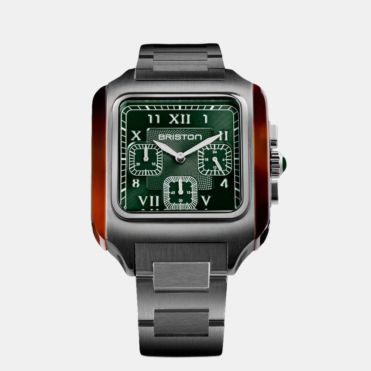 Streamliner Kennedy Chrono Steel Men Quartz Green Dial Chronograph Stainless Steel Watch 261838.SA.T.10.SB