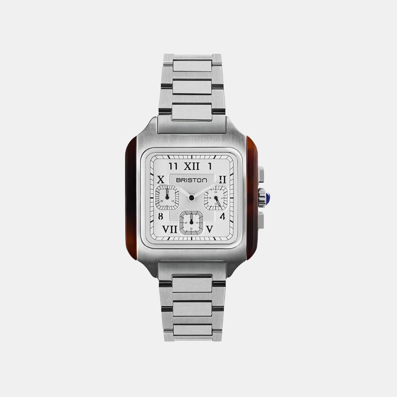 Unisex Quartz White Dial Chronograph Stainless Steel Watch 261838.SA.T.2.SB