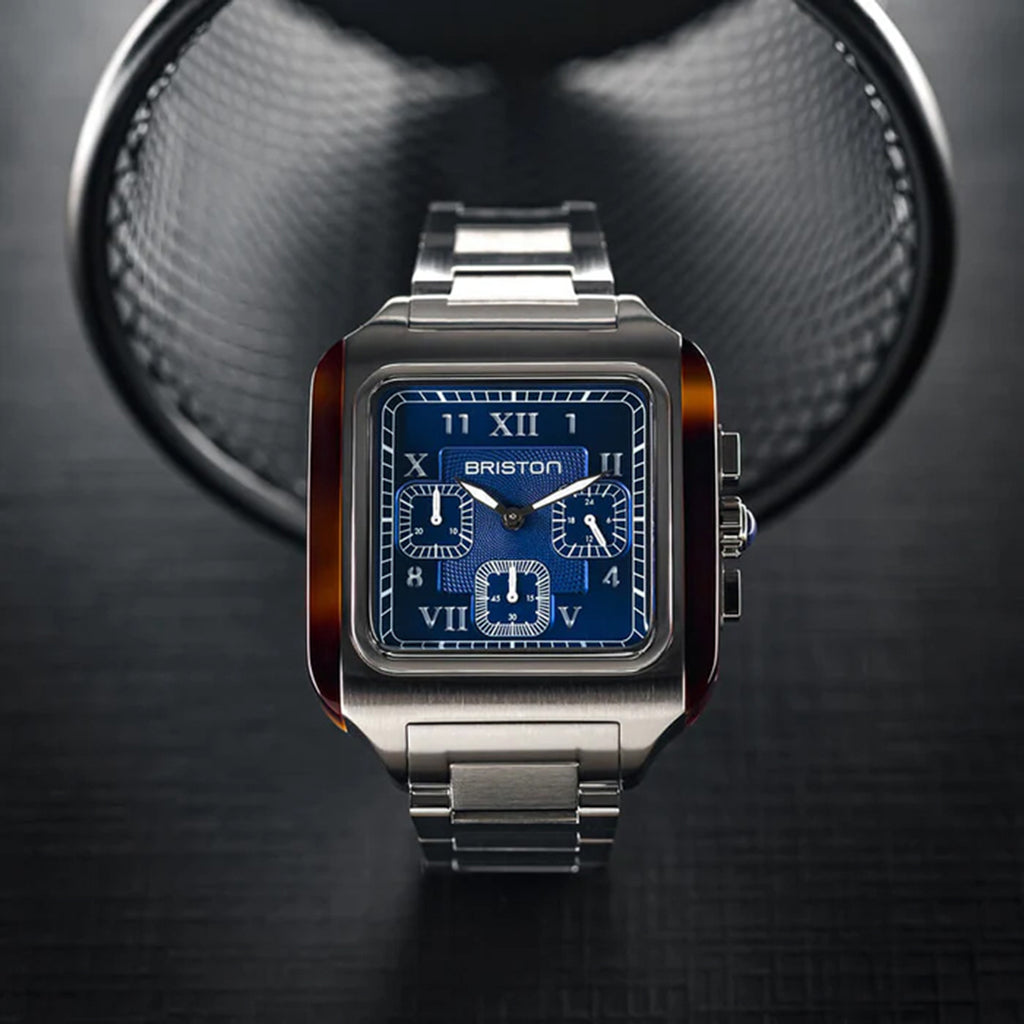 Unisex Quartz Blue Dial Chronograph Stainless Steel Watch 261838.SA.T.9.SB