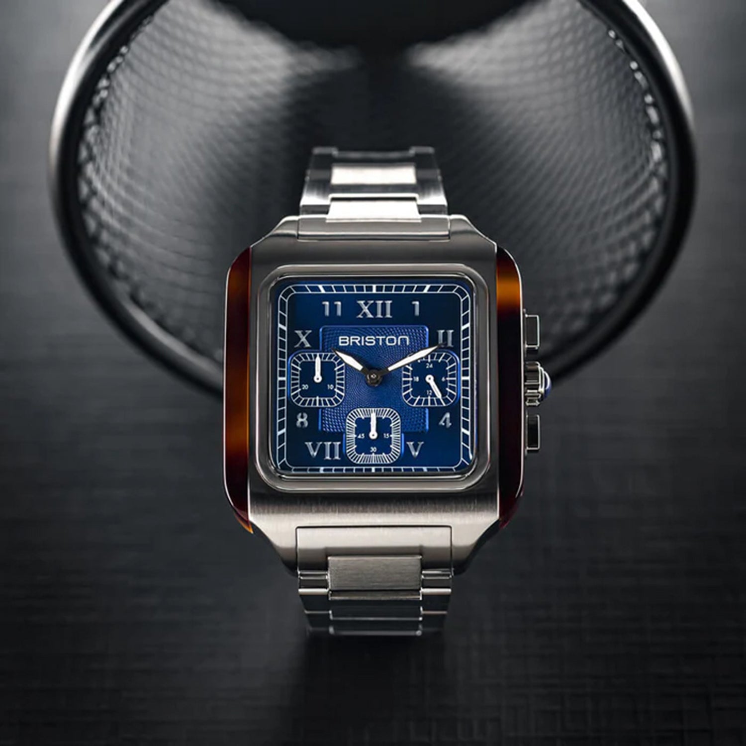 Unisex Quartz Blue Dial Chronograph Stainless Steel Watch 261838.SA.T.9.SB