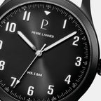 Aviateur Men Quartz Grey Dial Analog Leather Watch 261K434