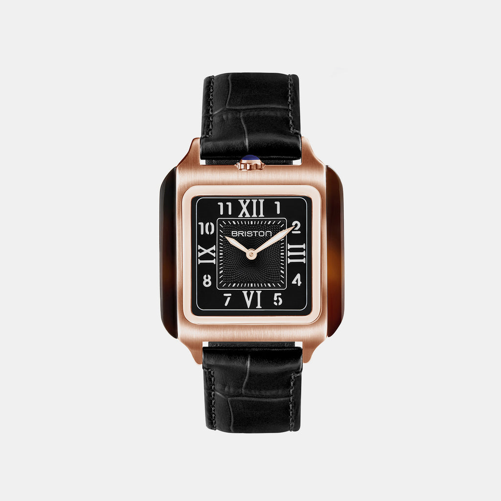 Women Quartz Black Dial Analog Leather Watch 262030.FPRA.T.1.LAB