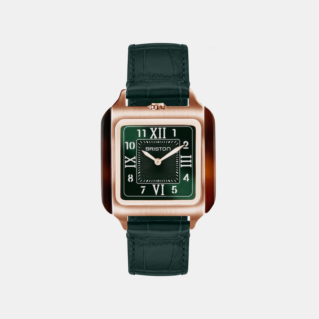 Women Quartz Green Dial Analog Leather Watch 262030.FPRA.T.10.LABG