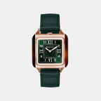 Women Quartz Green Dial Analog Leather Watch 262030.FPRA.T.10.LABG
