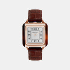 Women Quartz White Dial Analog Leather Watch 262030.FPRA.T.2.LABR