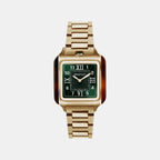Women Quartz Green Dial Analog Stainless Steel Watch 262030.FPYA.T.10.SB