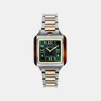 Women Quartz Green Dial Analog Stainless Steel Watch 262030.PYA.T.10.SB