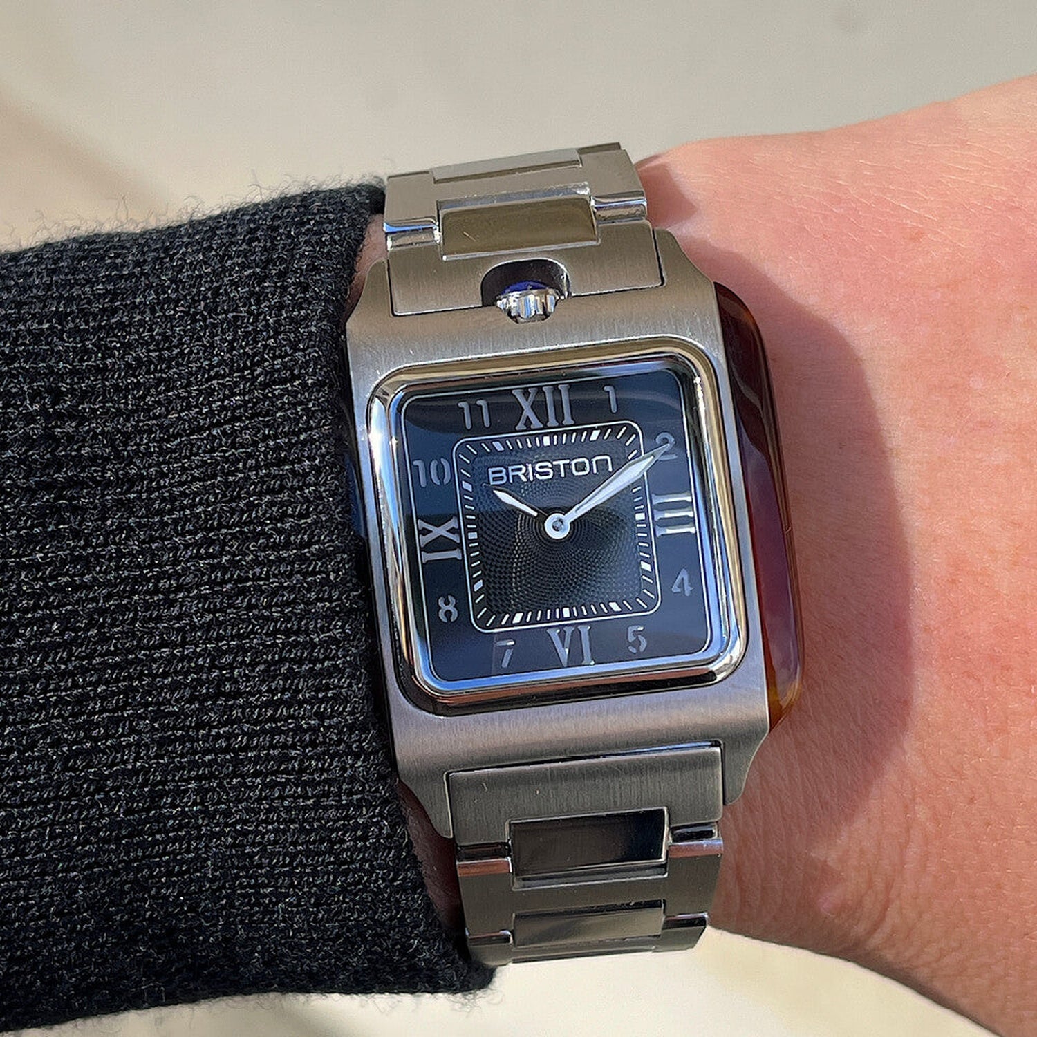 Women Quartz Black Dial Analog Stainless Steel Watch 262030.SA.T.1.SB