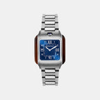 Women Quartz Blue Dial Analog Stainless Steel Watch 262030.SA.T.9.SB