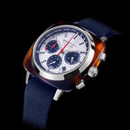 Clubmaster Regatta Men Quartz White Dial Chronograph Nylon Watch 262142.SA.T.2.NNB