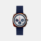 Clubmaster Regatta Men Quartz White Dial Chronograph Nylon Watch 262142.SA.T.2.NNB